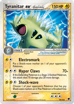 Tyranitar ex δ — Dragon Frontiers