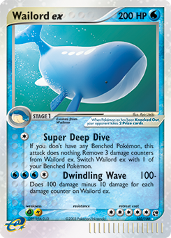 Wailord ex — Sandstorm