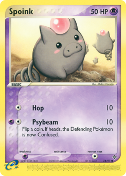 Spoink — Dragon