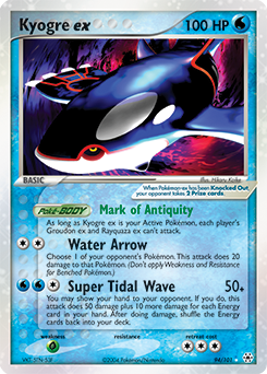 Kyogre ex — Hidden Legends