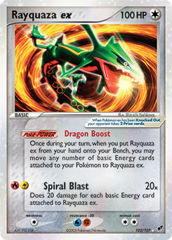 Rayquaza ex — Deoxys