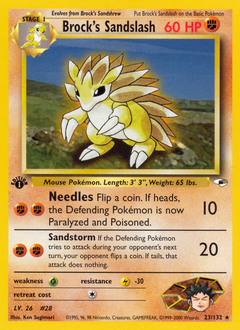 Brock's Sandslash — Gym Heroes