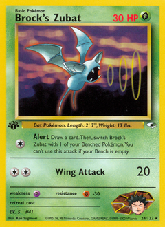 Brock's Zubat — Gym Heroes