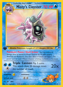 Misty's Cloyster — Gym Heroes