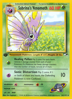 Sabrina's Venomoth — Gym Heroes