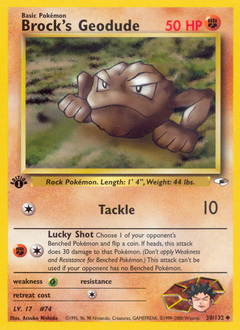 Brock's Geodude — Gym Heroes