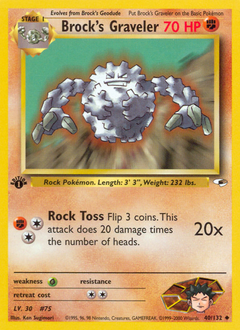 Brock's Graveler — Gym Heroes
