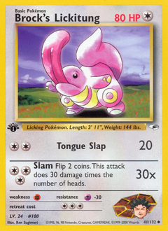 Brock's Lickitung — Gym Heroes