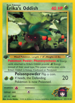 Erika's Oddish — Gym Heroes