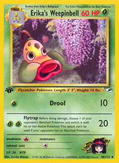 Erika's Weepinbell — Gym Heroes