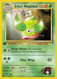 Erika's Weepinbell — Gym Heroes