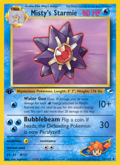 Misty's Starmie — Gym Heroes