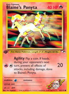 Blaine's Ponyta — Gym Heroes