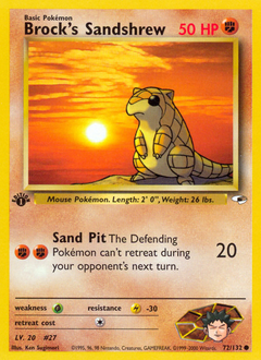 Brock's Sandshrew — Gym Heroes