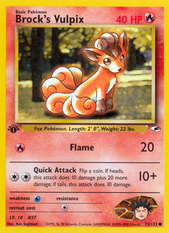 Brock's Vulpix — Gym Heroes