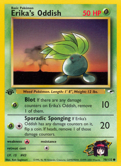 Erika's Oddish — Gym Heroes
