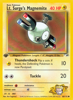 Lt. Surge's Magnemite — Gym Heroes