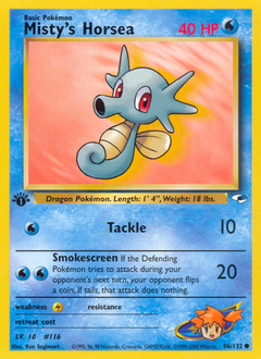 Misty's Horsea — Gym Heroes