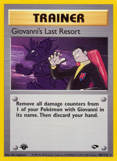 Giovanni's Last Resort — Gym Challenge