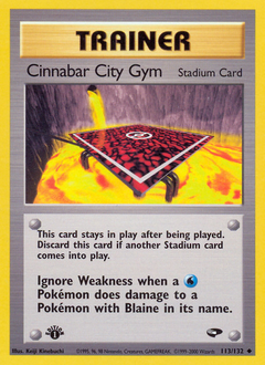 Cinnabar City Gym — Gym Challenge