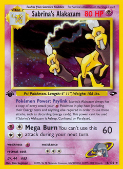 Sabrina's Alakazam — Gym Challenge