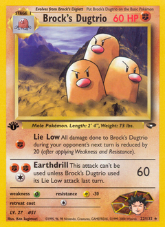 Brock's Dugtrio — Gym Challenge