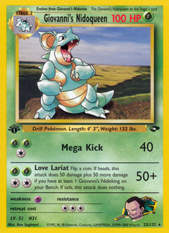 Giovanni's Nidoqueen — Gym Challenge