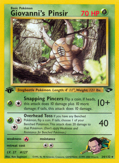 Giovanni's Pinsir — Gym Challenge