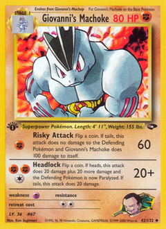 Giovanni's Machoke — Gym Challenge