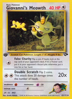Giovanni's Meowth — Gym Challenge