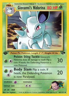 Giovanni's Nidorina — Gym Challenge