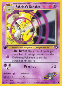 Sabrina's Kadabra — Gym Challenge