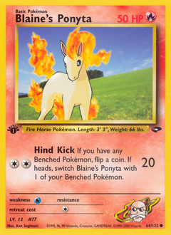 Blaine's Ponyta — Gym Challenge