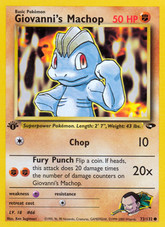 Giovanni's Machop — Gym Challenge
