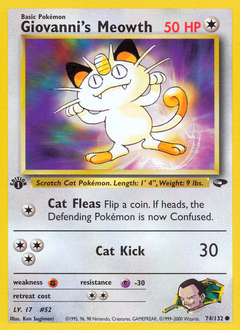 Giovanni's Meowth — Gym Challenge