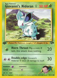Giovanni's Nidoran ♀ — Gym Challenge