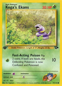 Koga's Ekans — Gym Challenge