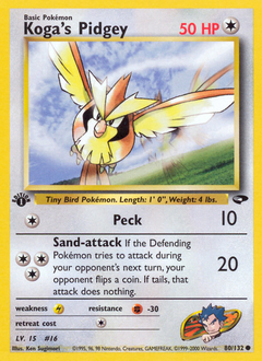 Koga's Pidgey — Gym Challenge