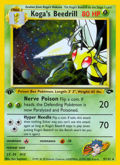 Koga's Beedrill — Gym Challenge