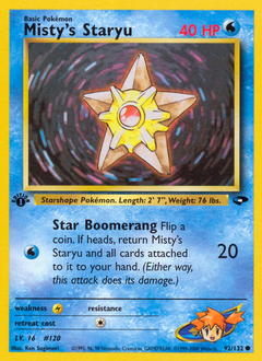 Misty's Staryu — Gym Challenge
