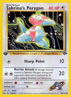 Sabrina's Porygon — Gym Challenge