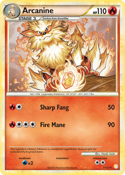 Arcanine — HeartGold & SoulSilver