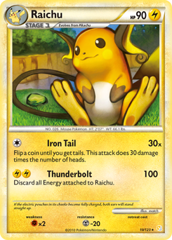 Raichu — HeartGold & SoulSilver