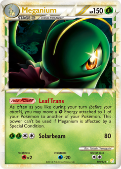 Meganium — HeartGold & SoulSilver