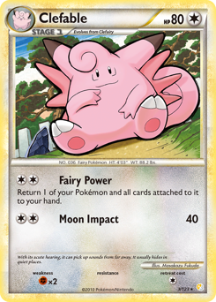 Clefable — HeartGold & SoulSilver