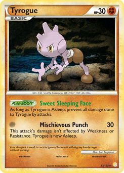 Tyrogue — HeartGold & SoulSilver