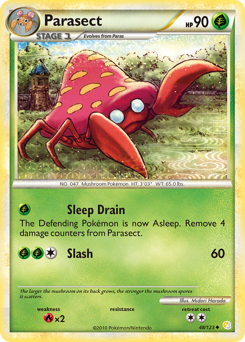 Parasect — HeartGold & SoulSilver