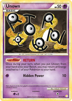 Unown — HeartGold & SoulSilver
