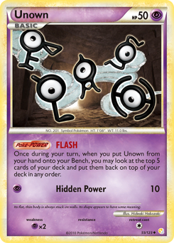 Unown — HeartGold & SoulSilver