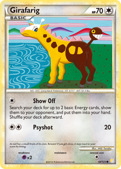 Girafarig — HeartGold & SoulSilver